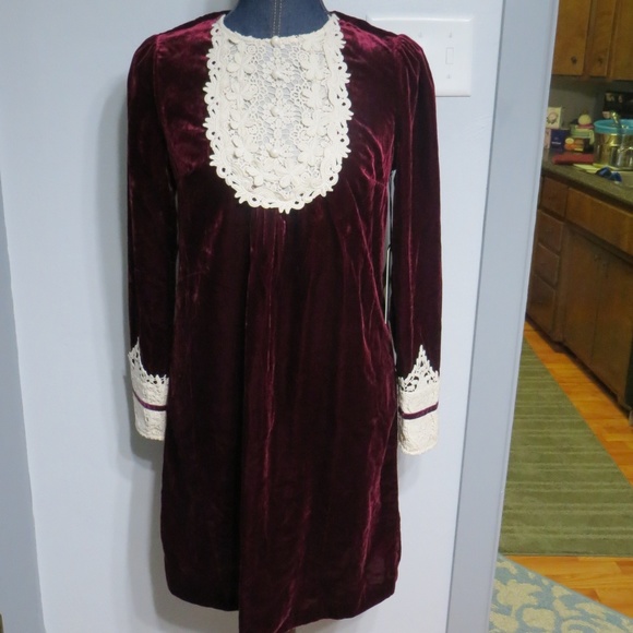 anna sui velvet dress